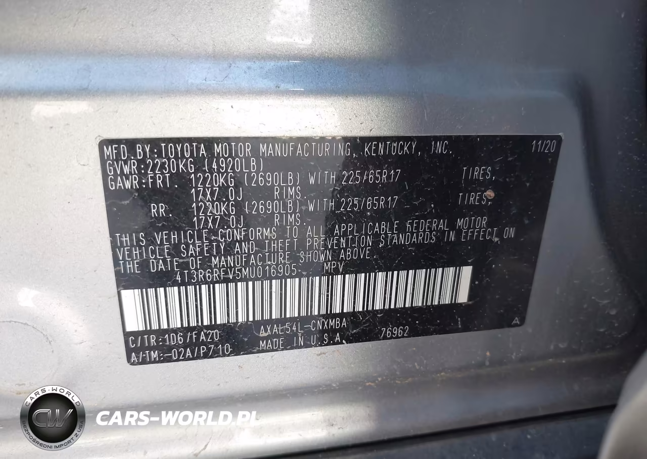2021 Toyota Rav4 Hybrid Xle VIN:4T3R6RFV5MU016905 - 9