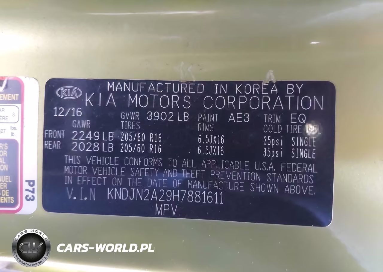 2017 Kia Soul VIN:KNDJN2A29H7881611 - 9