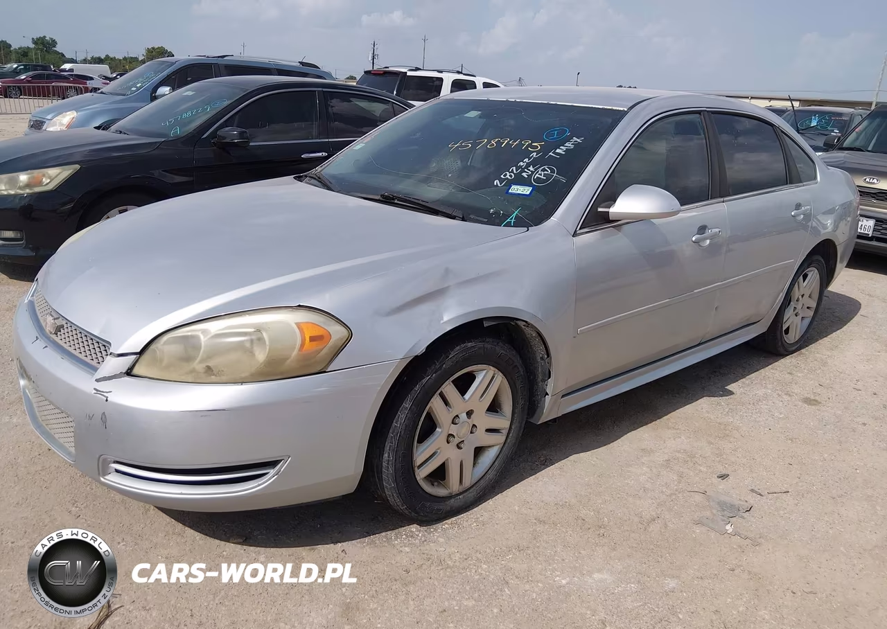 2012 Chevrolet Impala Lt VIN:2G1WG5E35C1282322 - 2