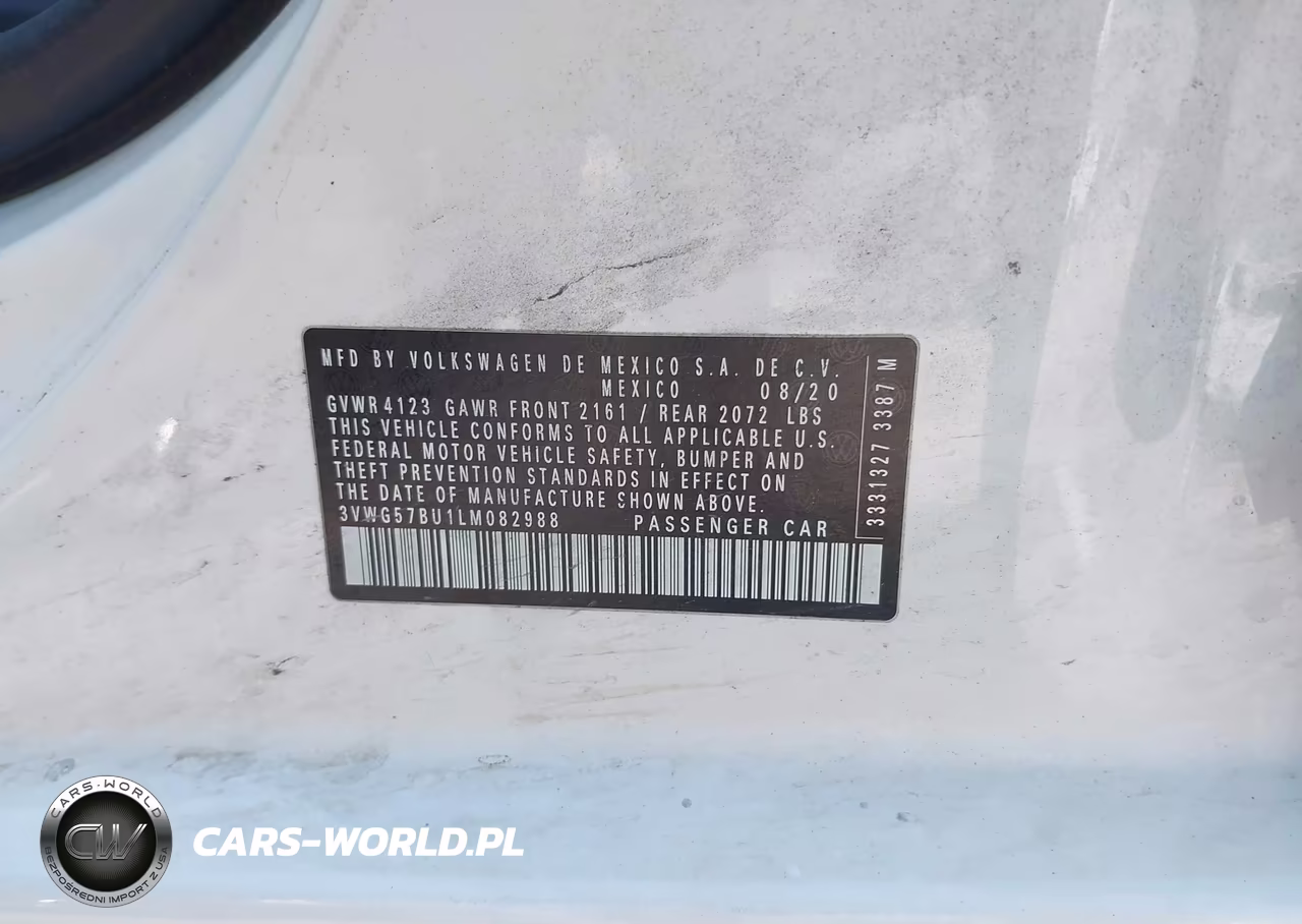 2020 Volkswagen Jetta 1.4T Sel Premium VIN:3VWG57BU1LM082988 - 9