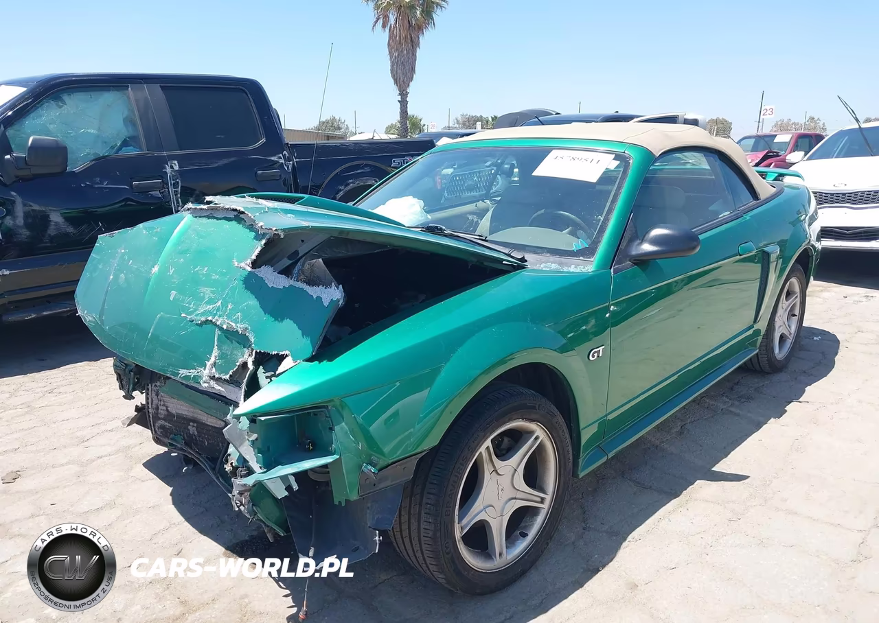 2001 Ford Mustang Gt VIN:1FAFP45X31F199214 - 2