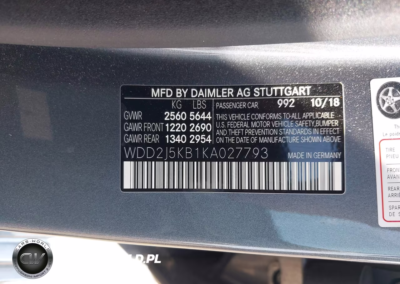 2019 Mercedes-Benz Cls 450 4Matic VIN:WDD2J5KB1KA027793 - 9