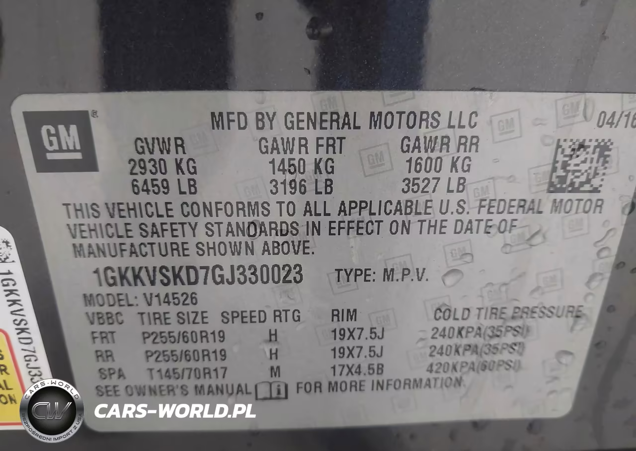 2016 GMC Acadia Slt-2 VIN:1GKKVSKD7GJ330023 - 9