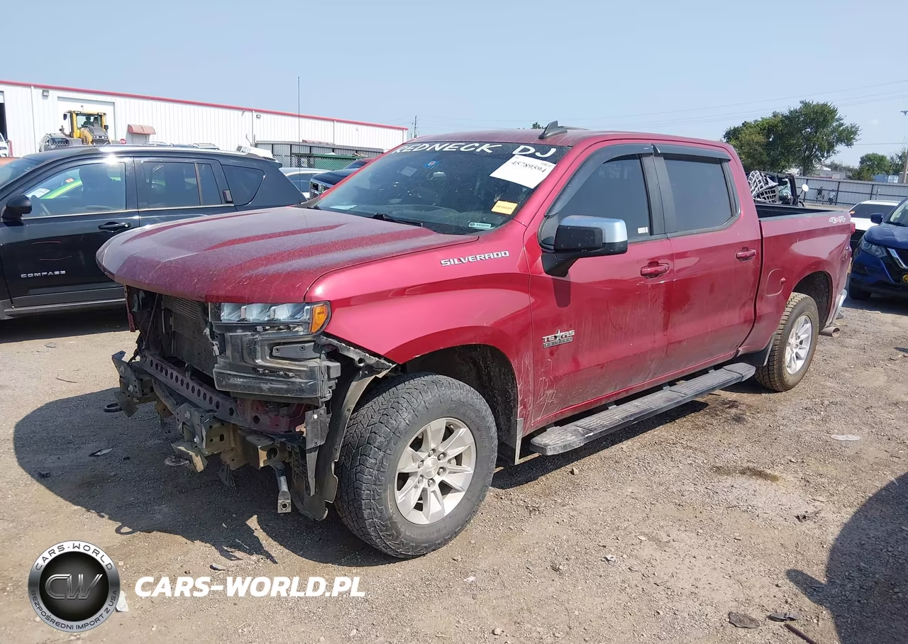 2019 Chevrolet Silverado 1500 Lt VIN:3GCUYDED9KG155870 - 2