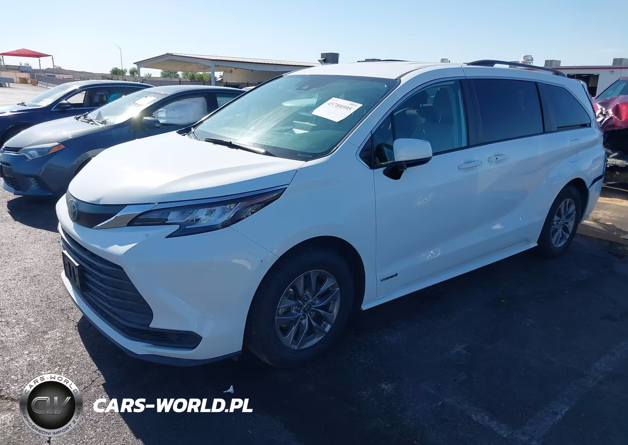 2021 Toyota Sienna Le VIN:5TDKSKFC0MS039481 - 2