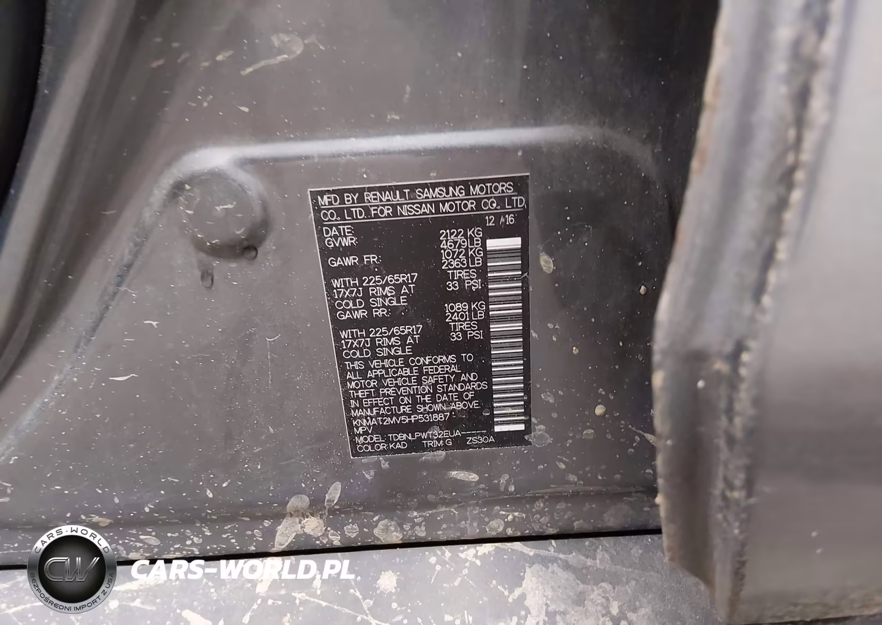 2017 Nissan Rogue S VIN:KNMAT2MV5HP531887 - 9