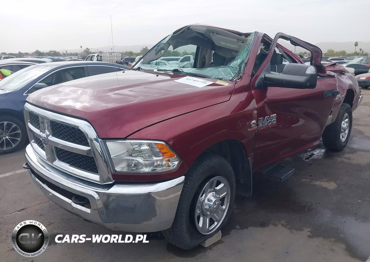 2017 Ram 3500 Tradesman 4X4 8' Box VIN:3C63R3AL9HG669492 - 2