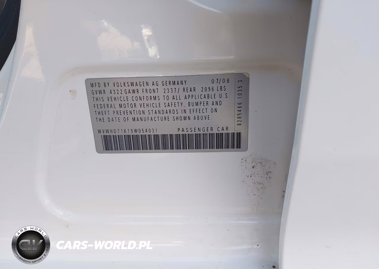 2009 Volkswagen Gti 4-Door VIN:WVWHD71K19W054031 - 9