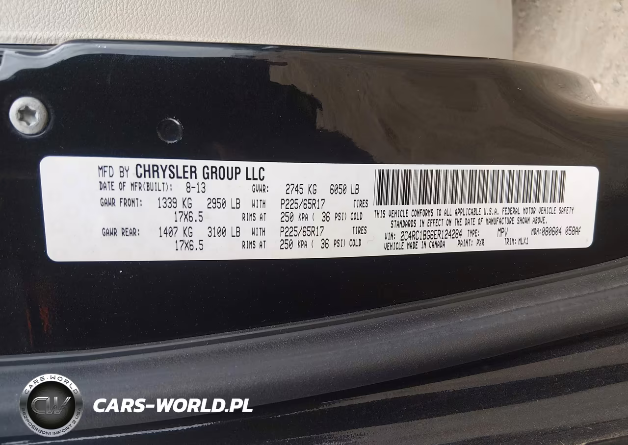 2014 Chrysler Town & Country Touring VIN:2C4RC1BG6ER124284 - 9