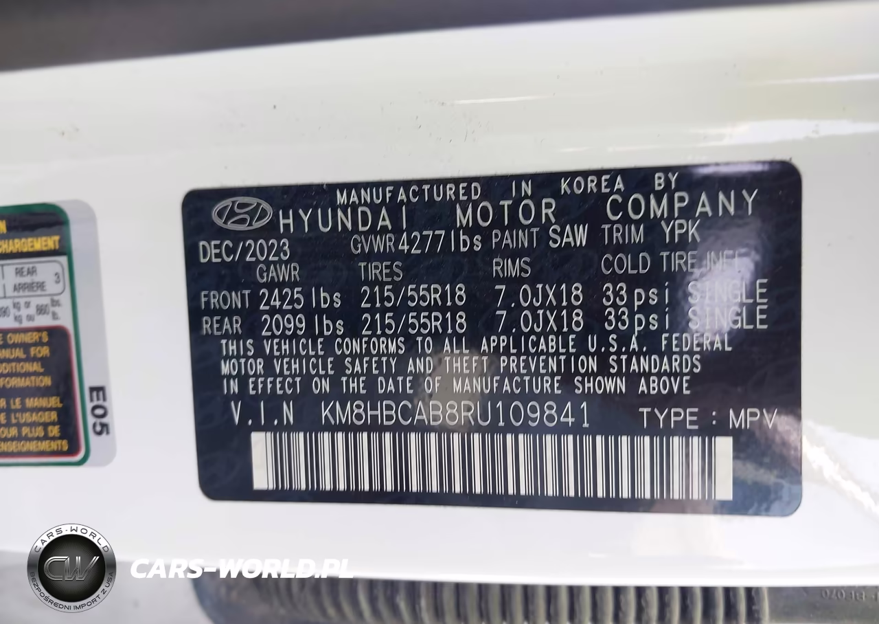 2024 Hyundai Kona Sel VIN:KM8HBCAB8RU109841 - 9
