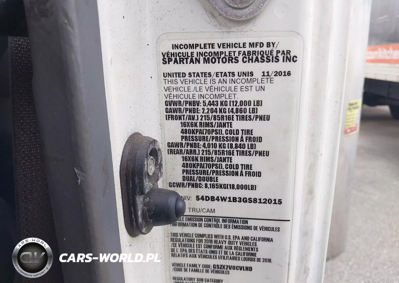 2016 Isuzu Npr Gas Reg VIN:54DB4W1B3GS812015 - 8
