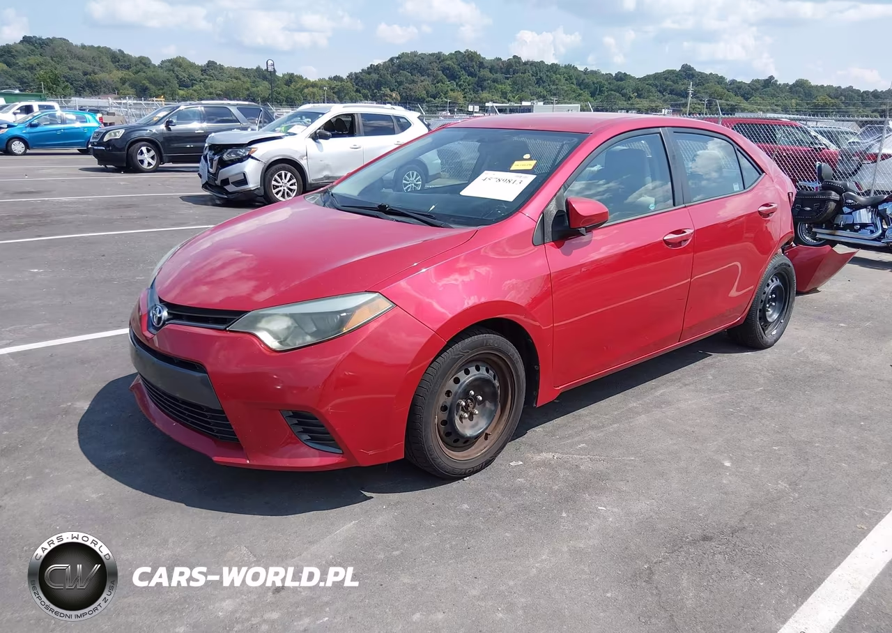 2015 Toyota Corolla Le VIN:2T1BURHE2FC397761 - 2