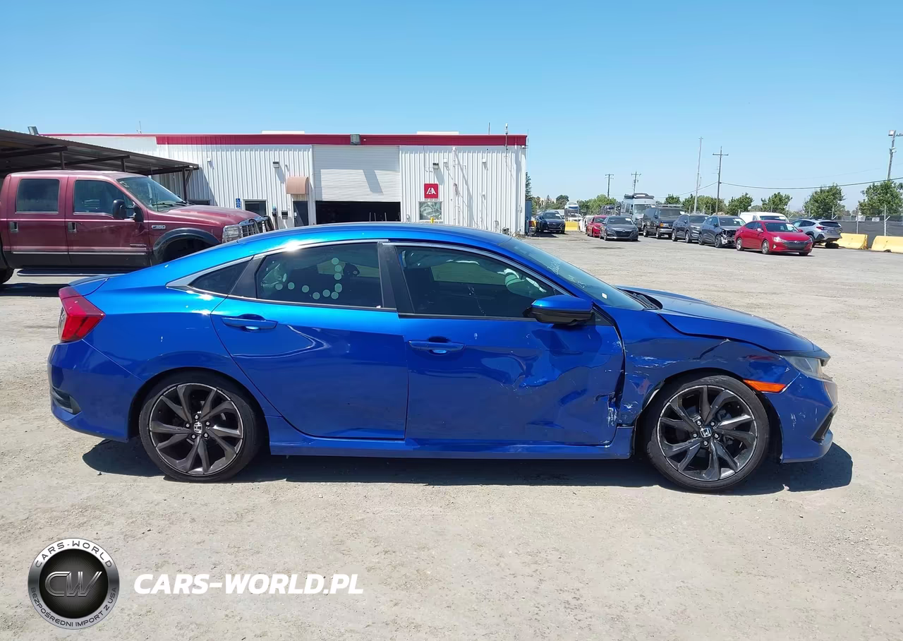 2020 Honda Civic Sport VIN:2HGFC2F8XLH596245 - 12