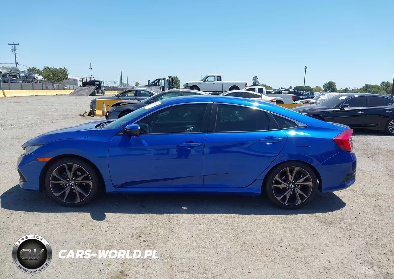 2020 Honda Civic Sport VIN:2HGFC2F8XLH596245 - 13