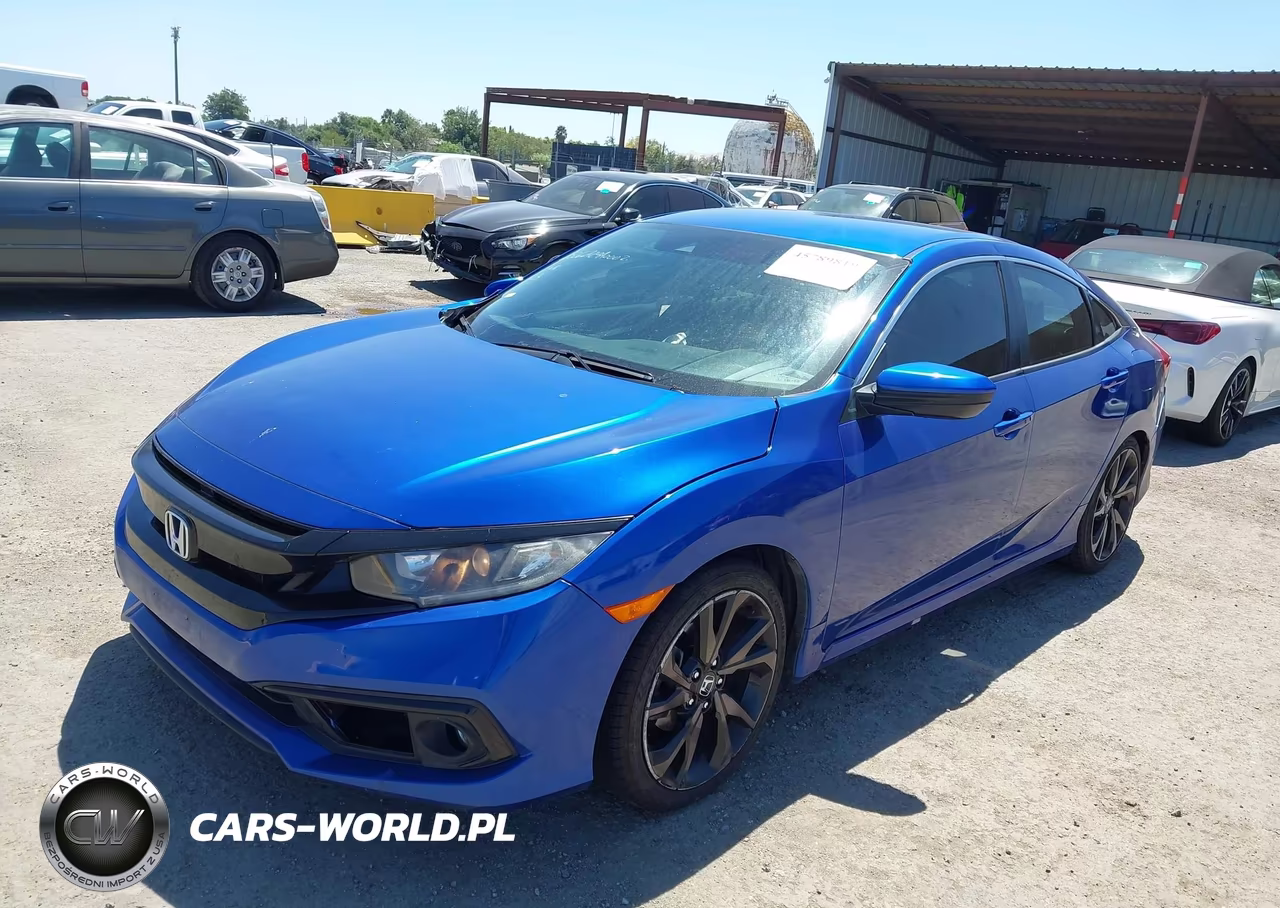 2020 Honda Civic Sport VIN:2HGFC2F8XLH596245 - 2