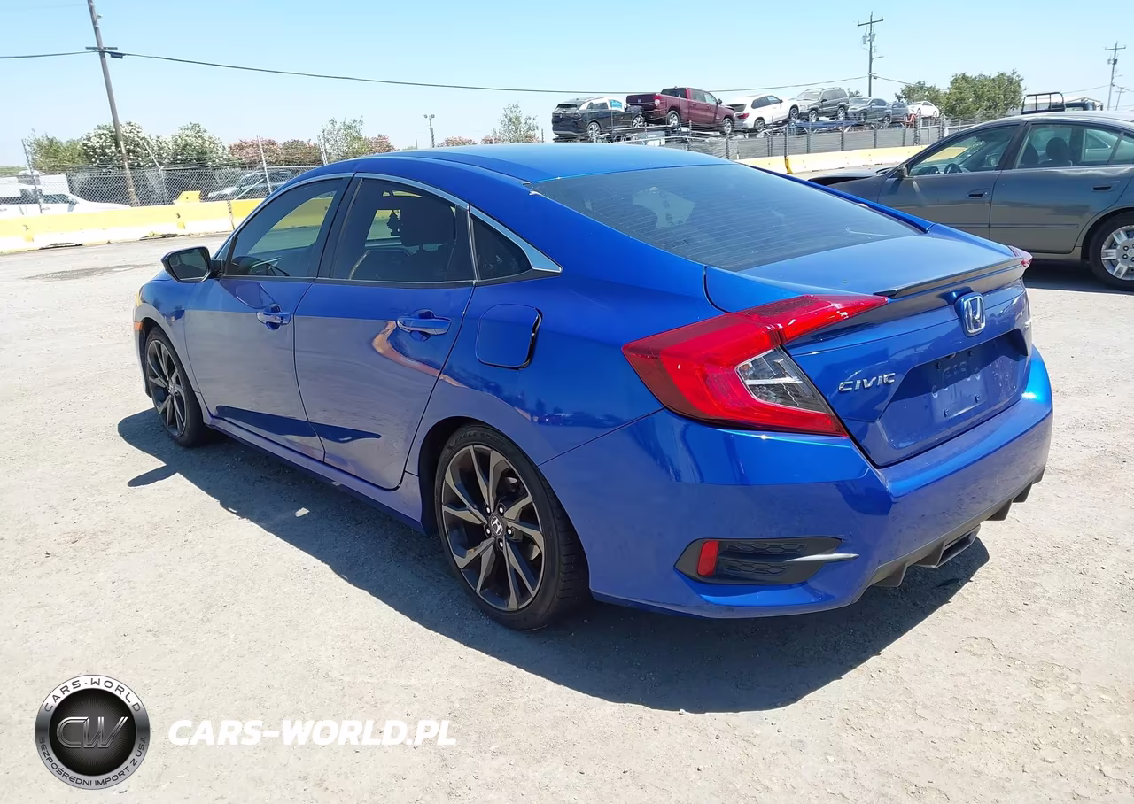 2020 Honda Civic Sport VIN:2HGFC2F8XLH596245 - 3