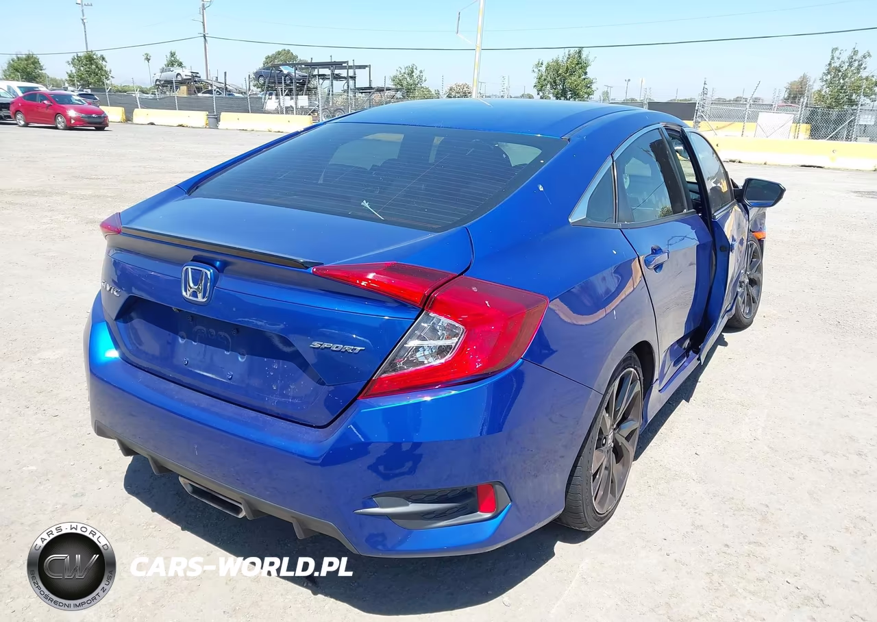 2020 Honda Civic Sport VIN:2HGFC2F8XLH596245 - 4