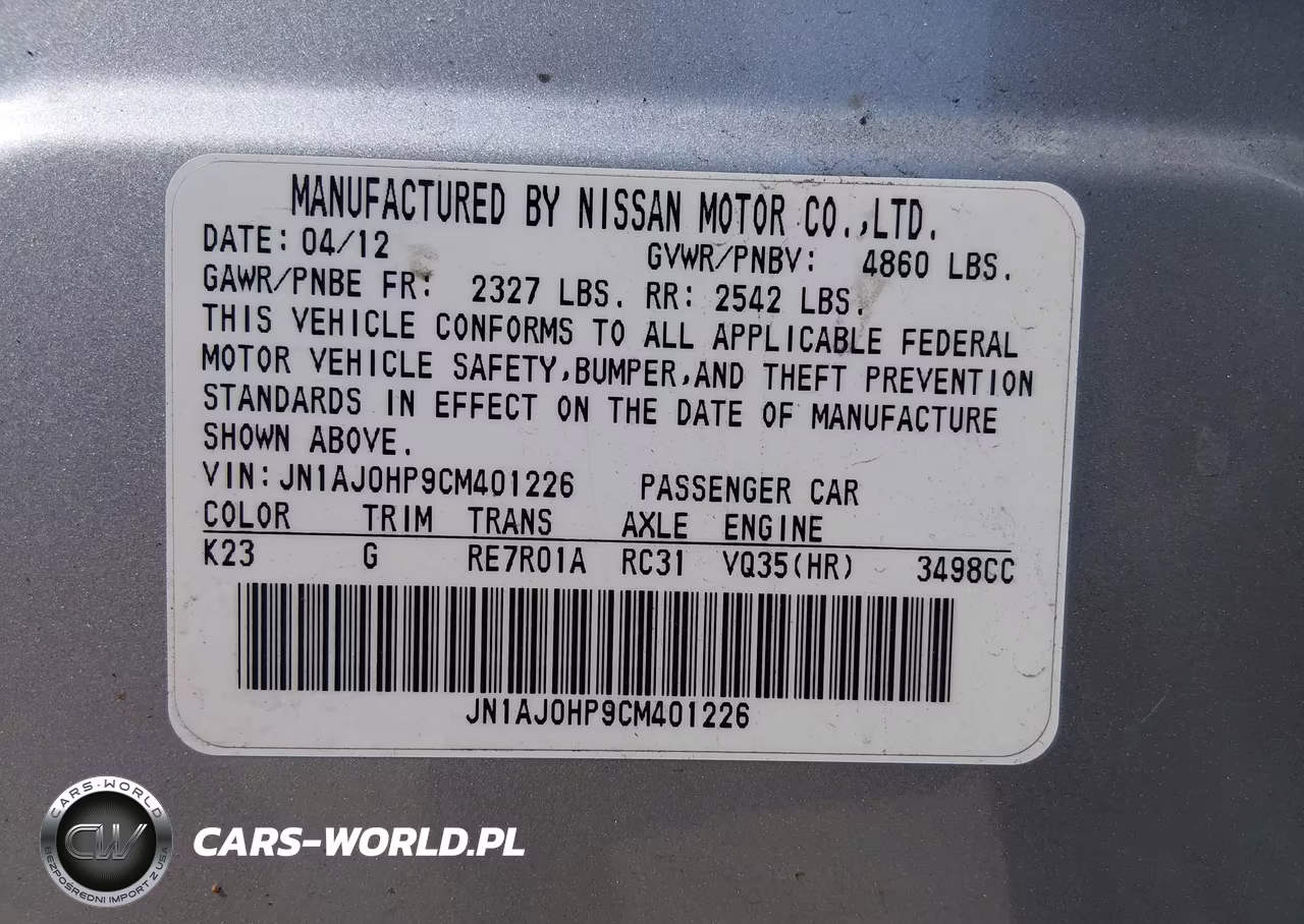 2012 Infiniti Ex35 Journey VIN:JN1AJ0HP9CM401226 - 9