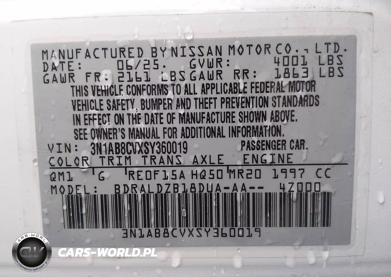 2025 Nissan Sentra Sv VIN:3N1AB8CVXSY360019 - 9