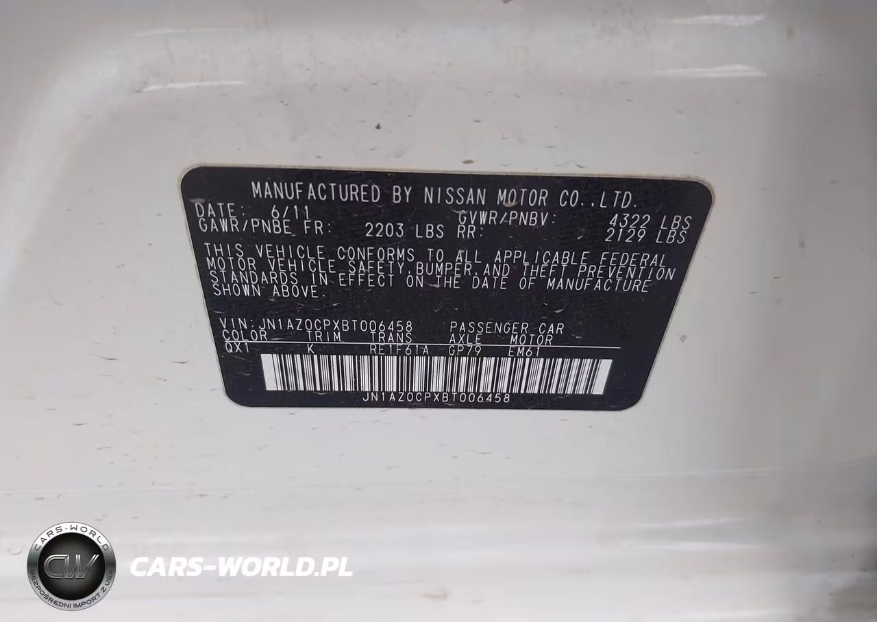 2011 Nissan Leaf Sl VIN:JN1AZ0CPXBT006458 - 9