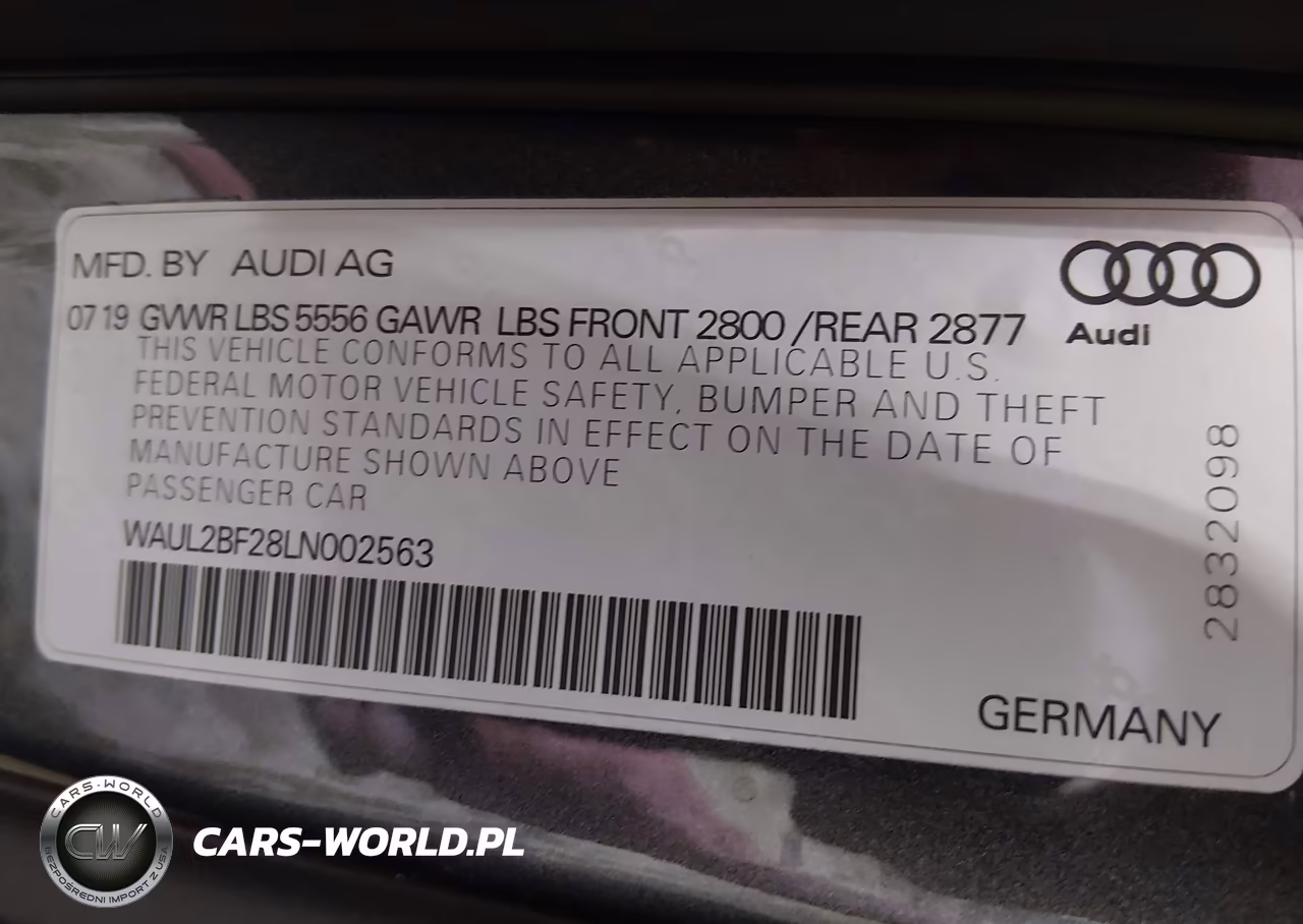 2020 Audi A6 Premium Plus 55 Tfsi Quattro S Tronic VIN:WAUL2BF28LN002563 - 9