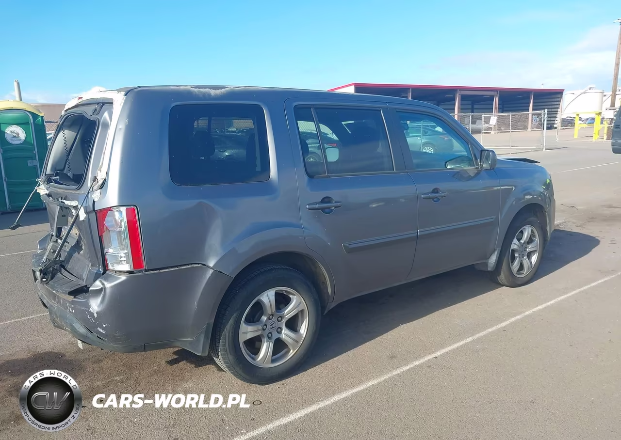 2014 Honda Pilot Ex-L VIN:5FNYF3H51EB013576 - 4