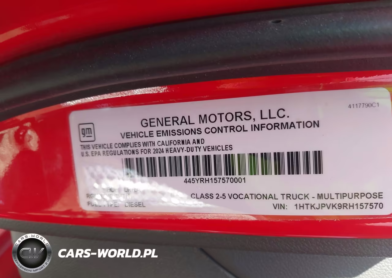 2024 Chevrolet Silverado 6500Hd 1Wt VIN:1HTKJPVK9RH157570 - 8