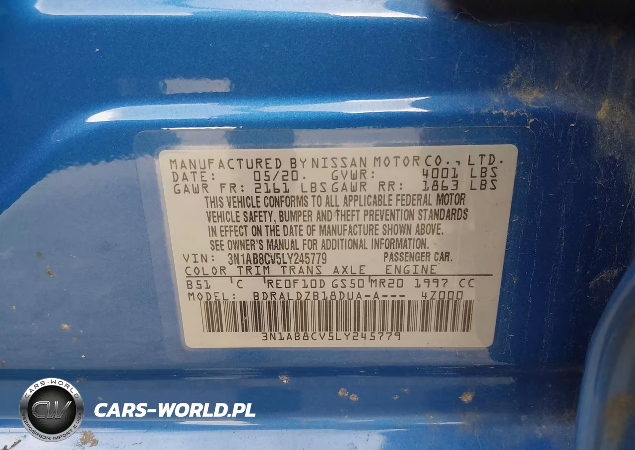 2020 Nissan Sentra Sv Xtronic Cvt VIN:3N1AB8CV5LY245779 - 9