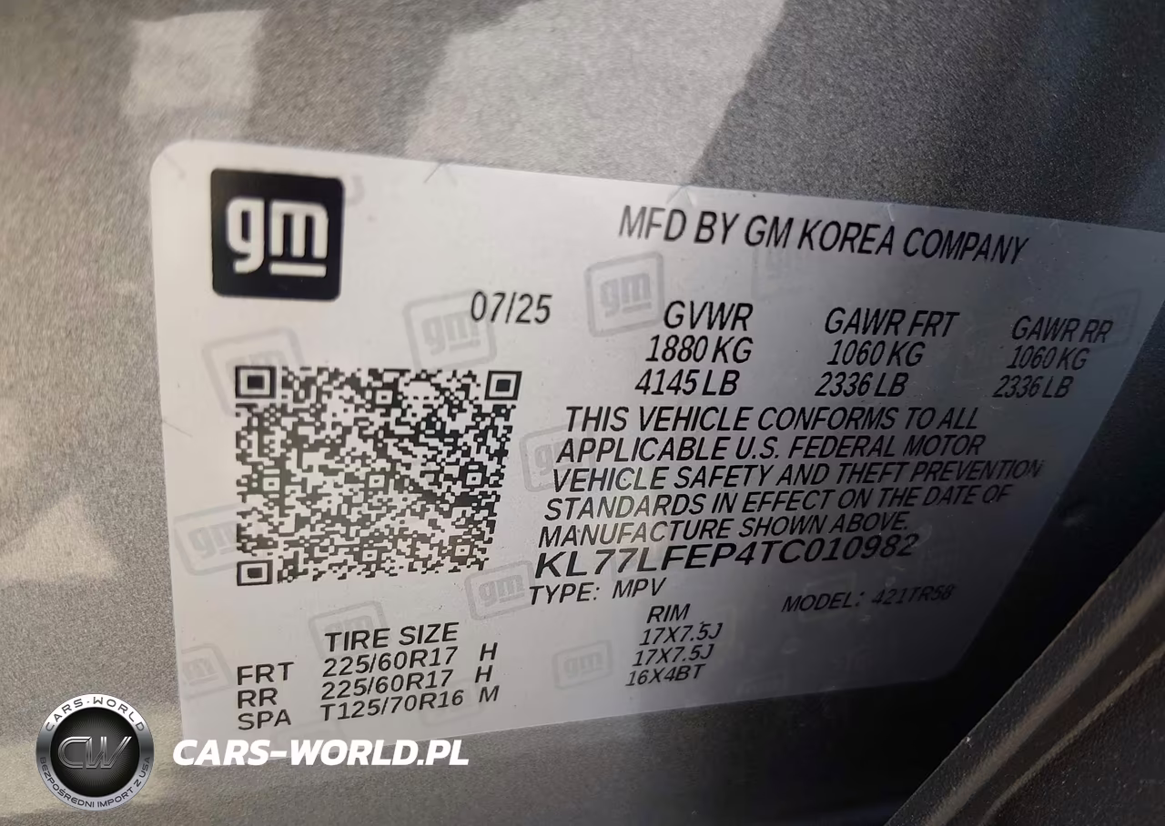 2026 Chevrolet Trax Fwd Ls VIN:KL77LFEP4TC010982 - 9