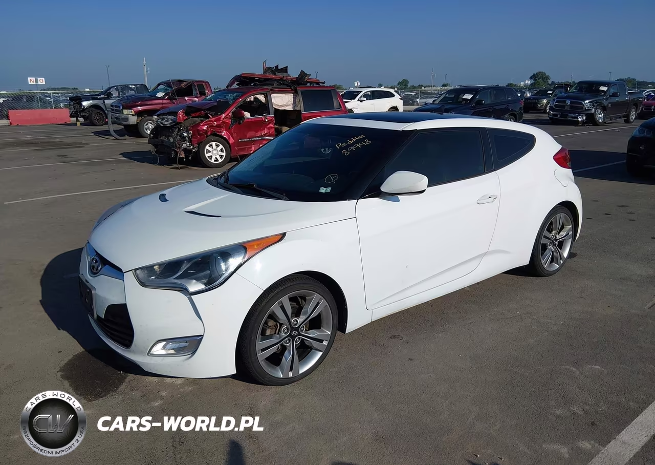 2014 Hyundai Veloster Base W-Black VIN:KMHTC6AD2EU191442 - 2