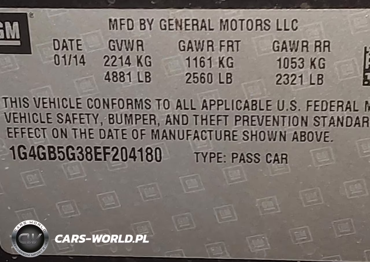 2014 Buick Lacrosse Leather Group VIN:1G4GB5G38EF204180 - 9