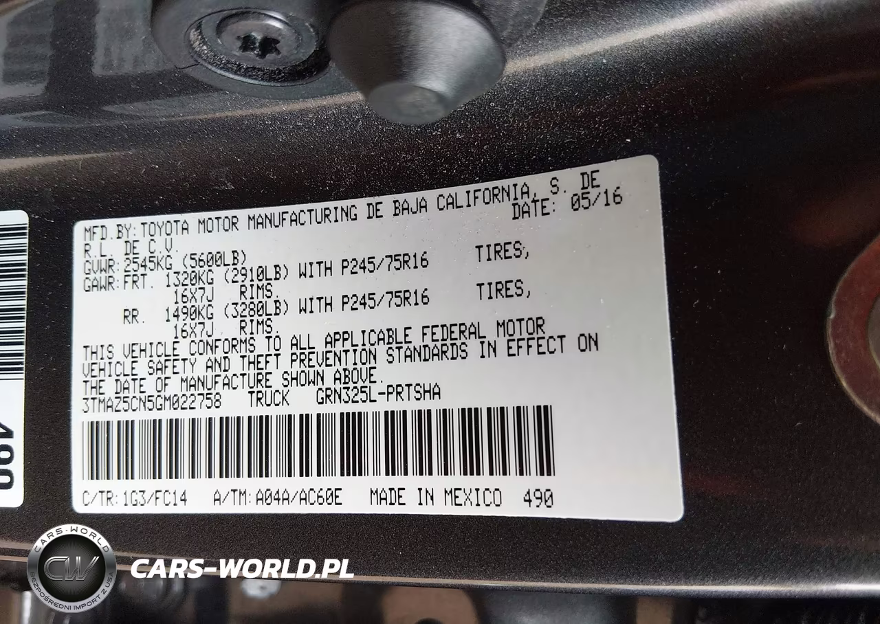 2016 Toyota Tacoma Sr5 V6 VIN:3TMAZ5CN5GM022758 - 9