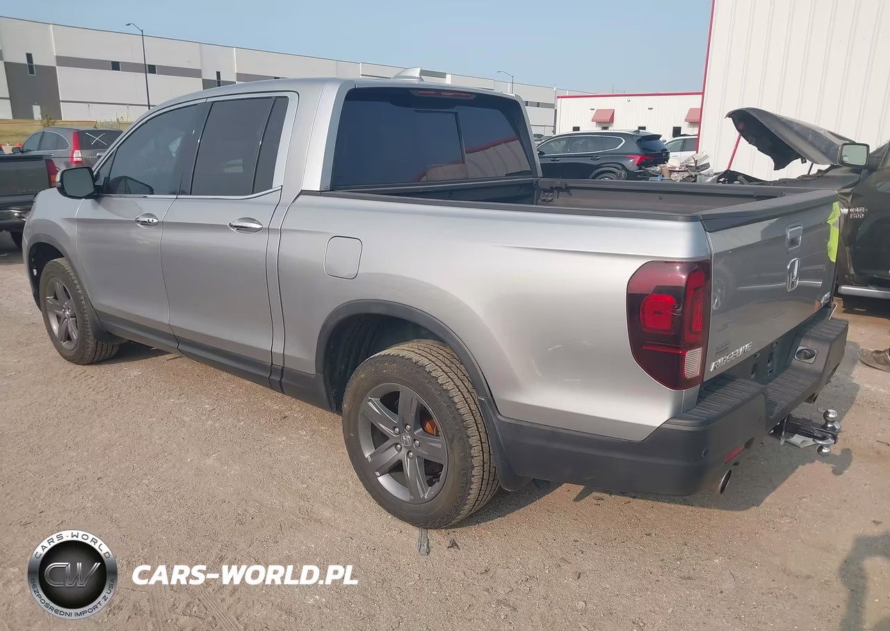 2021 Honda Ridgeline Rtl-E VIN:5FPYK3F76MB026300 - 3