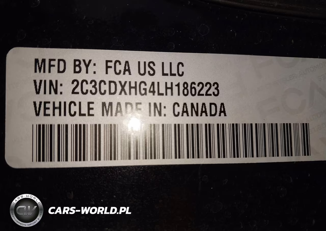 2020 Dodge Charger Gt Rwd VIN:2C3CDXHG4LH186223 - 9