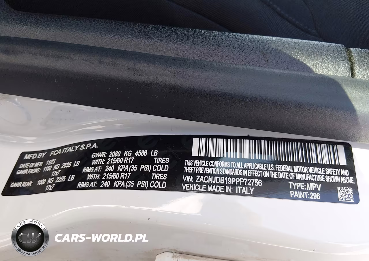 2023 Jeep Renegade Latitude 4X4 VIN:ZACNJDB19PPP72756 - 9
