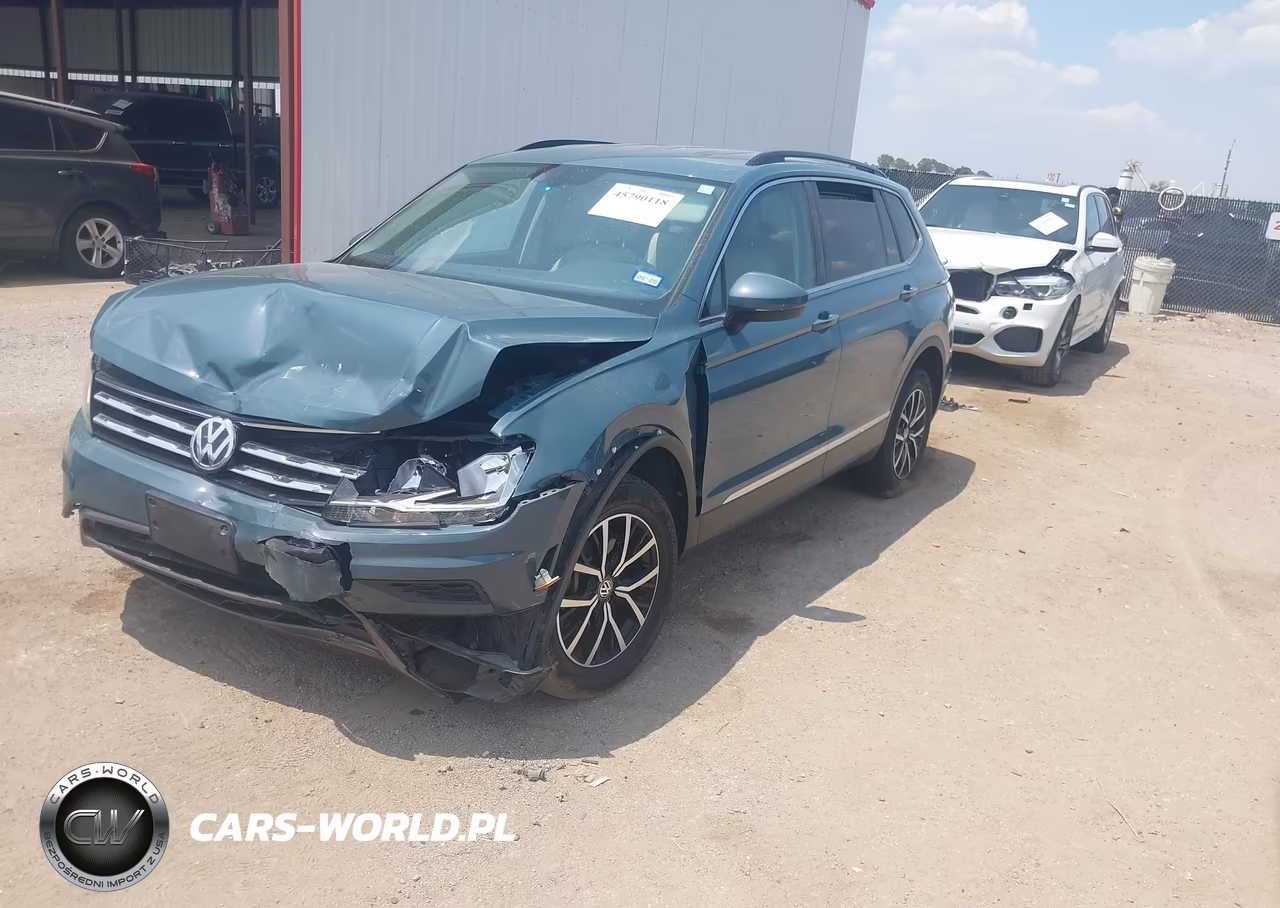 2021 Volkswagen Tiguan 2.0T Se-2.0T Se R-Line Black-2.0T Sel VIN:3VV3B7AX3MM018816 - 2