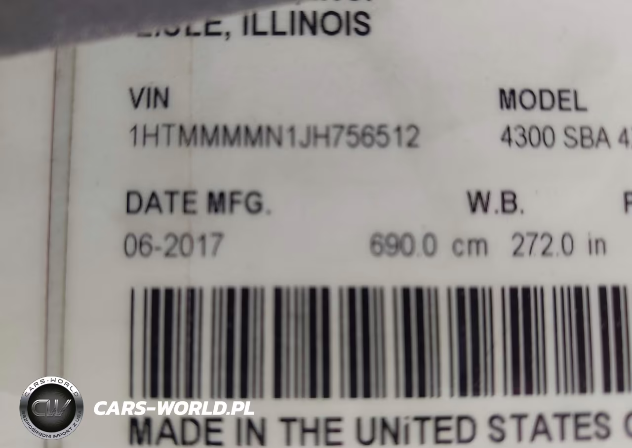 2018 International Durastar 4300 VIN:1HTMMMMN1JH756512 - 8