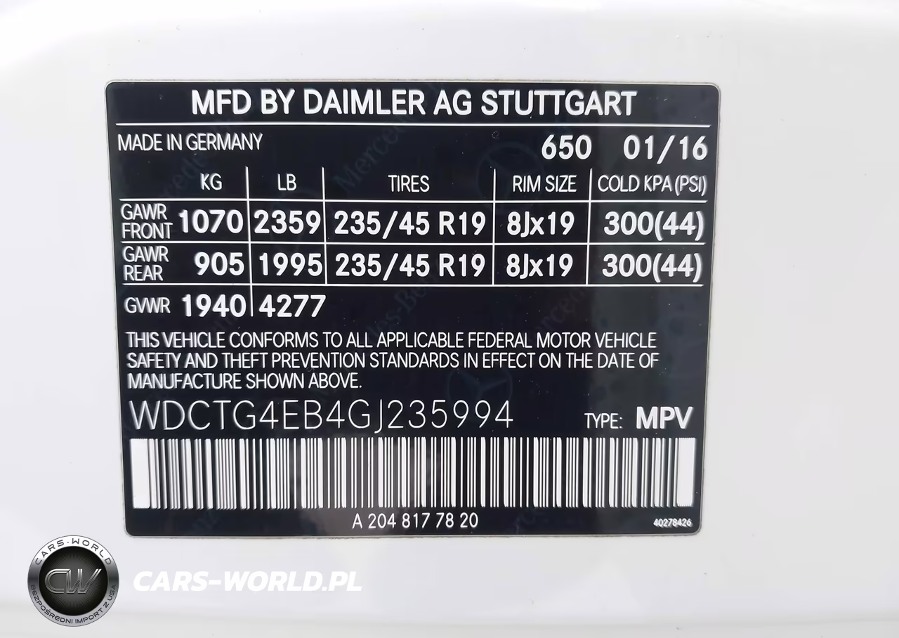 2016 Mercedes-Benz Gla 250 VIN:WDCTG4EB4GJ235994 - 9