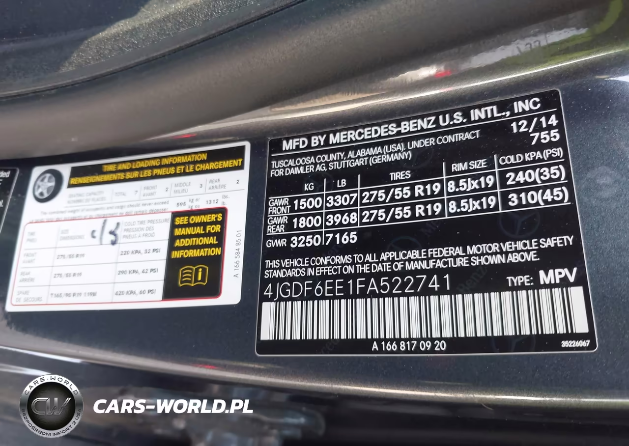 2015 Mercedes-Benz Gl 450 4Matic VIN:4JGDF6EE1FA522741 - 9