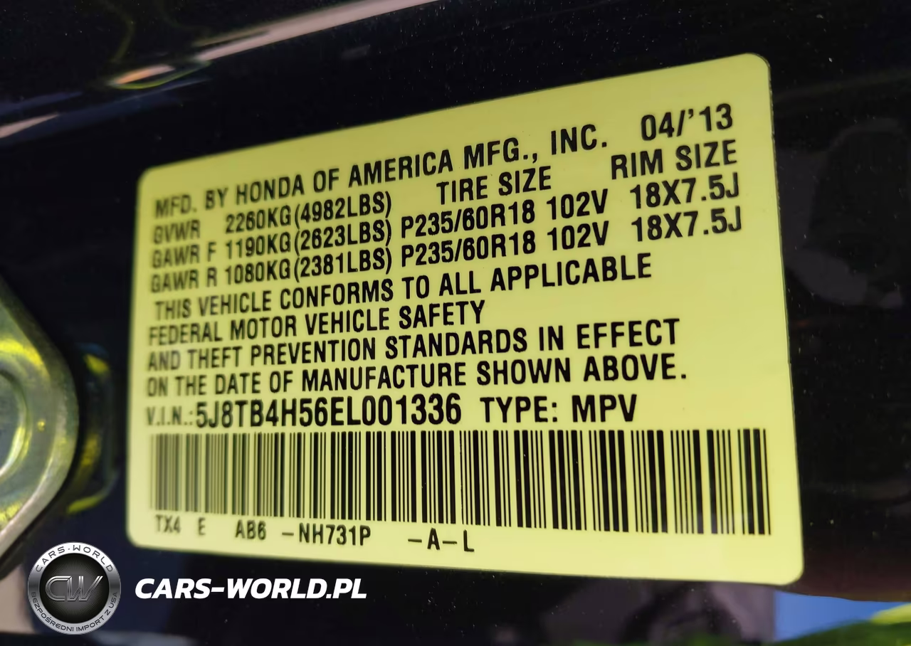 2014 Acura Rdx VIN:5J8TB4H56EL001336 - 9