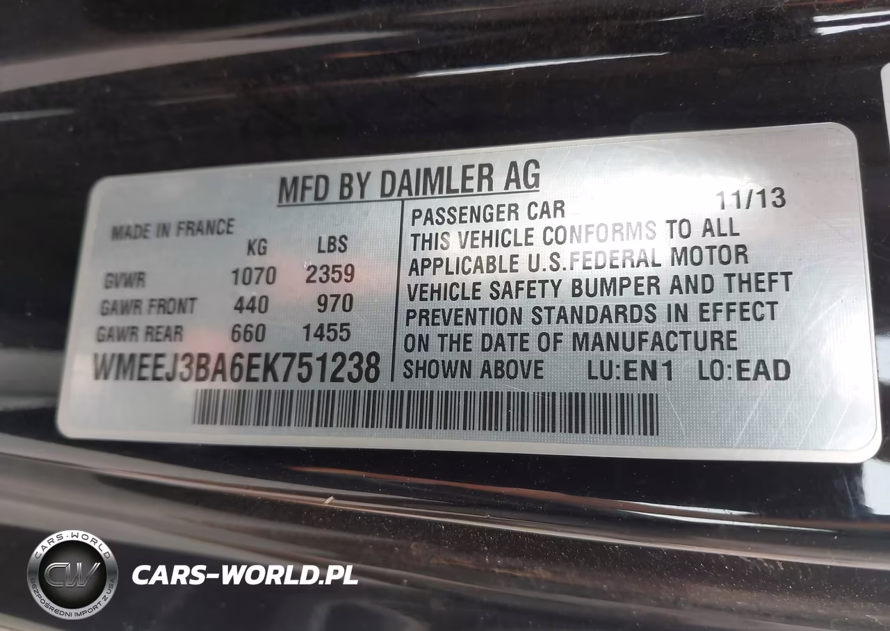 2014 Smart Fortwo Passion VIN:WMEEJ3BA6EK751238 - 9