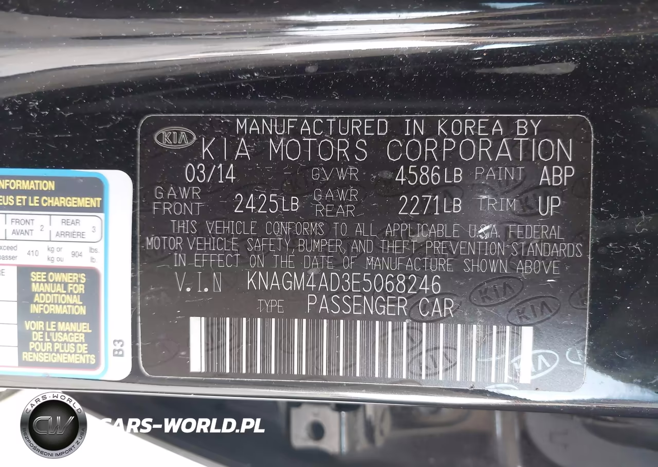 2014 Kia Optima Hybrid Lx VIN:KNAGM4AD3E5068246 - 9
