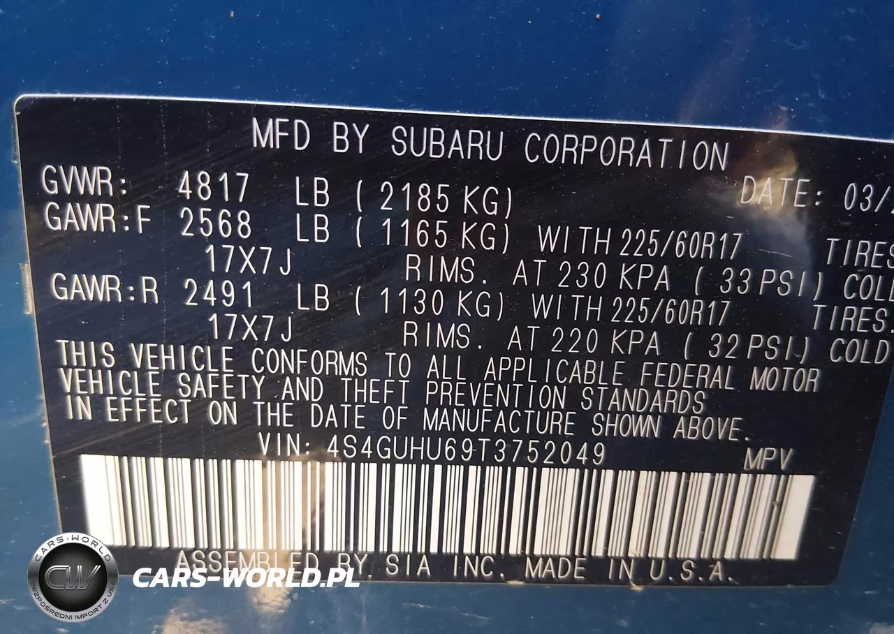 2026 Subaru Crosstrek Wilderness VIN:4S4GUHU69T3752049 - 9