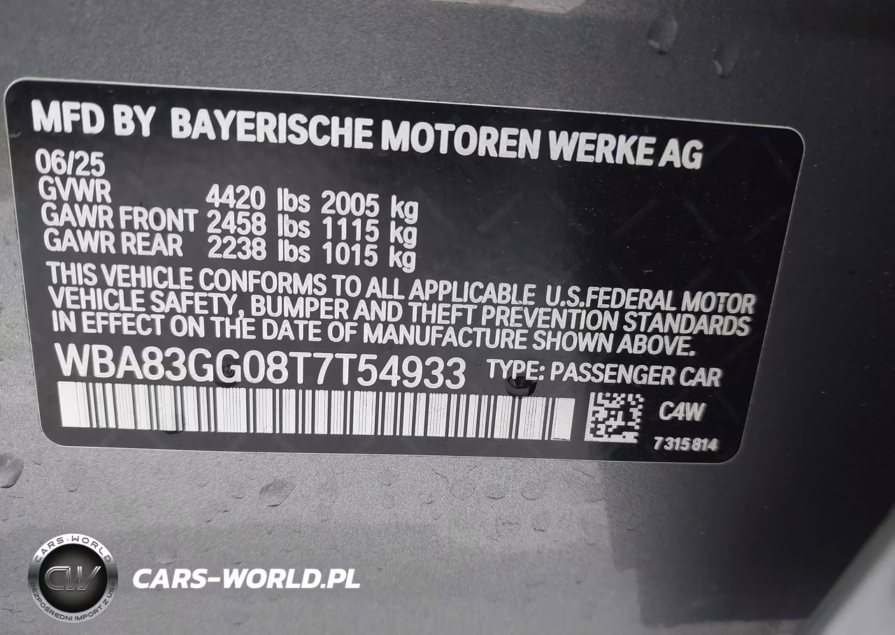 2026 BMW 228 Gran Coupe VIN:WBA83GG08T7T54933 - 9