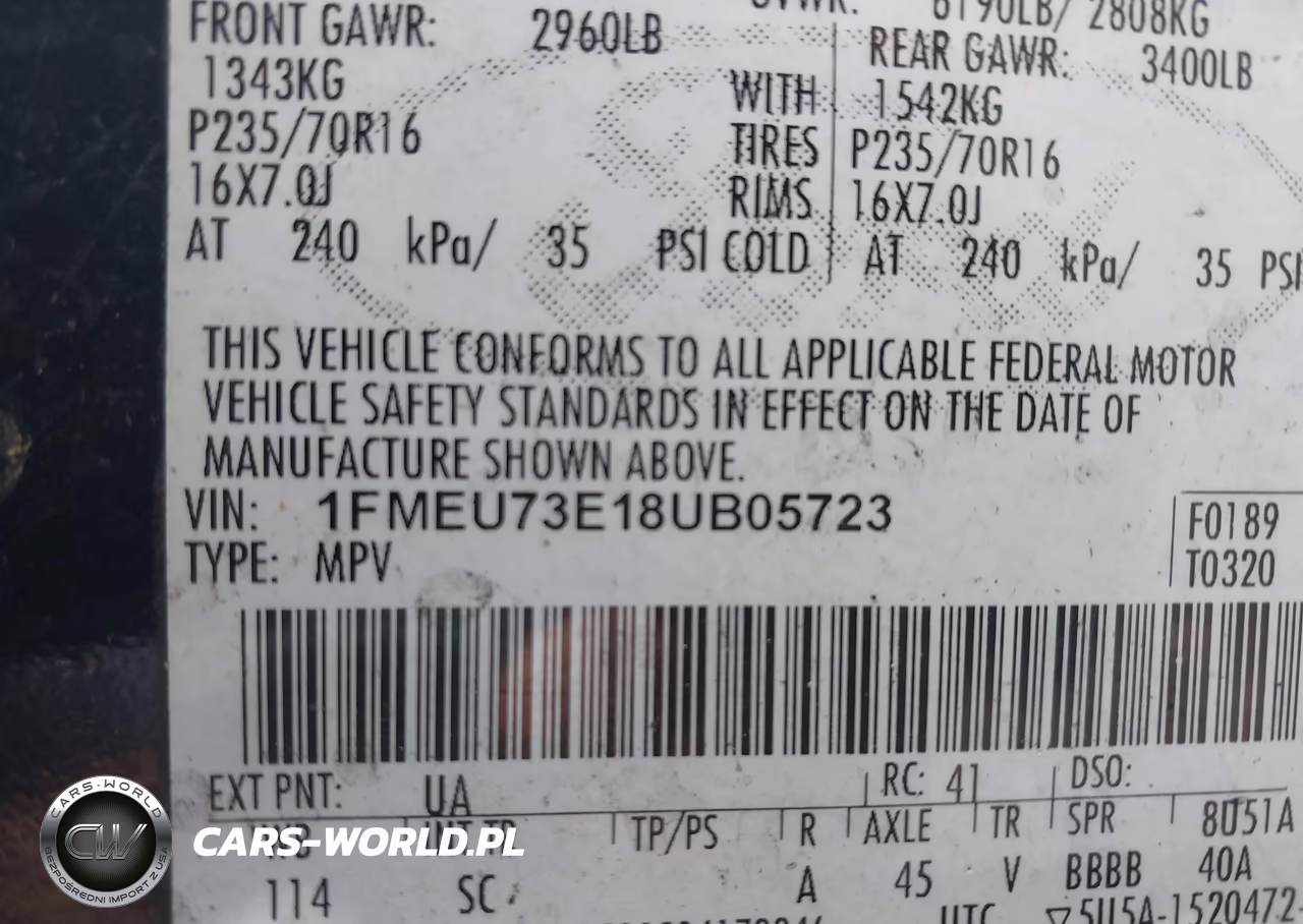 2008 Ford Explorer Xlt VIN:1FMEU73E18UB05723 - 9