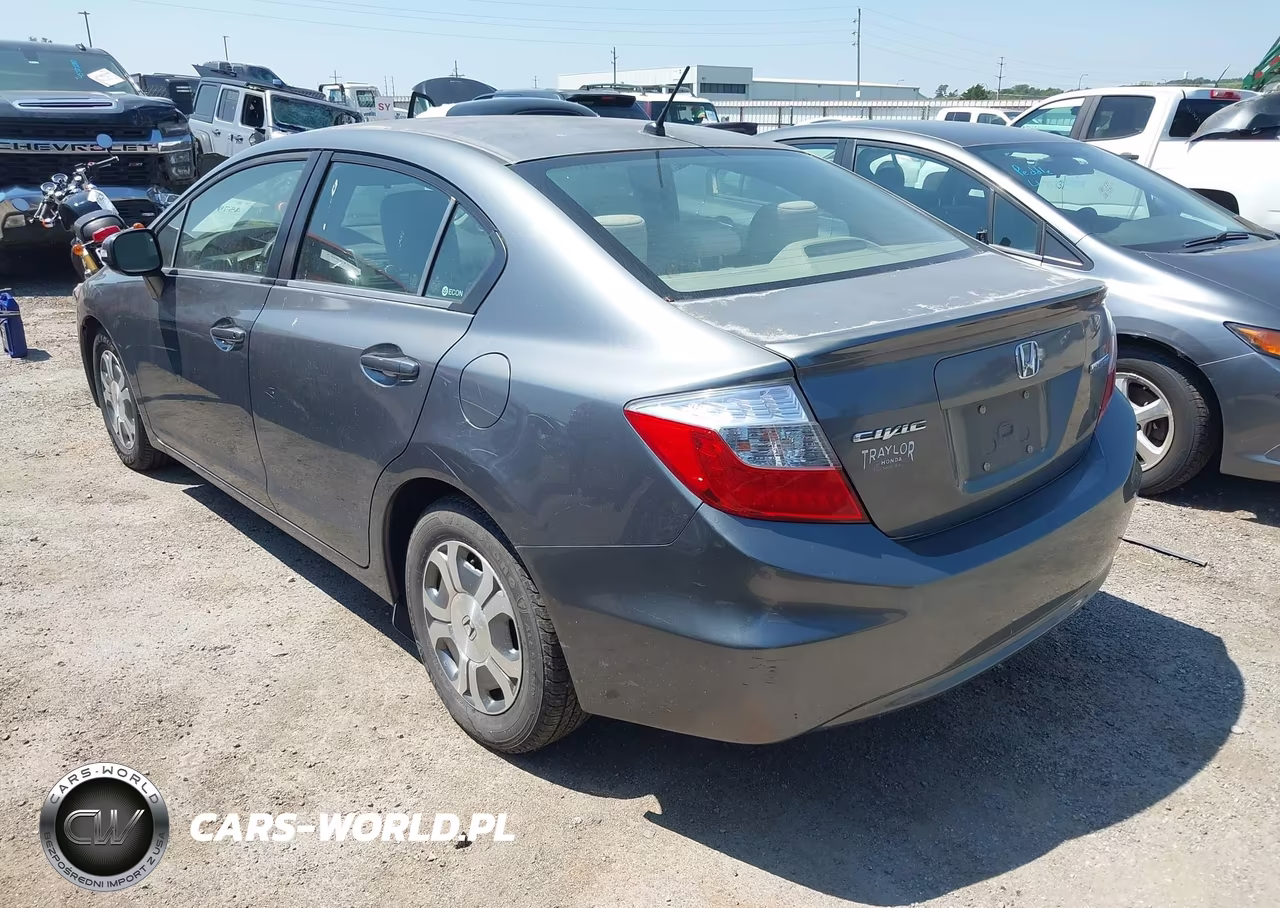 2012 Honda Civic Hybrid VIN:JHMFB4F27CS005188 - 3