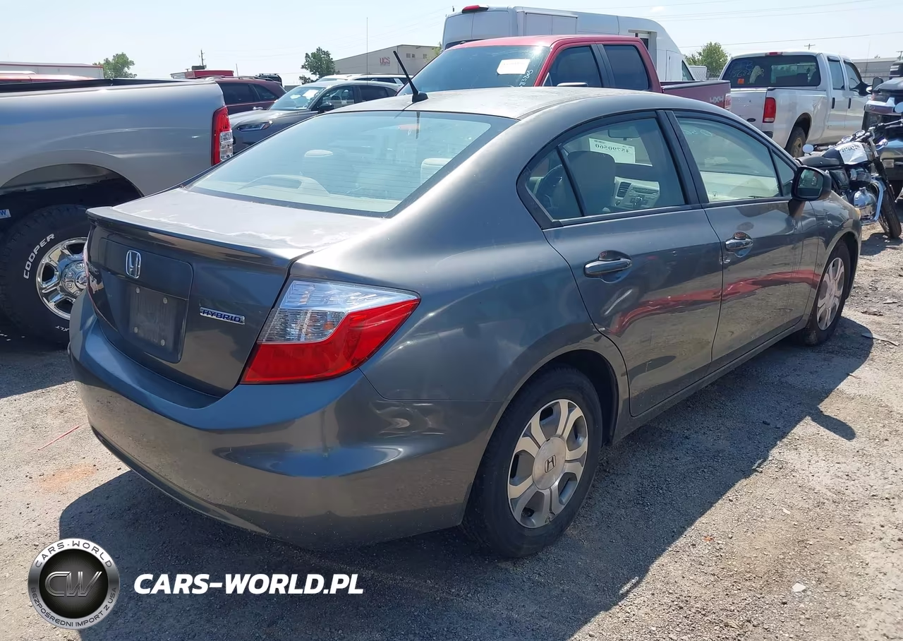 2012 Honda Civic Hybrid VIN:JHMFB4F27CS005188 - 4