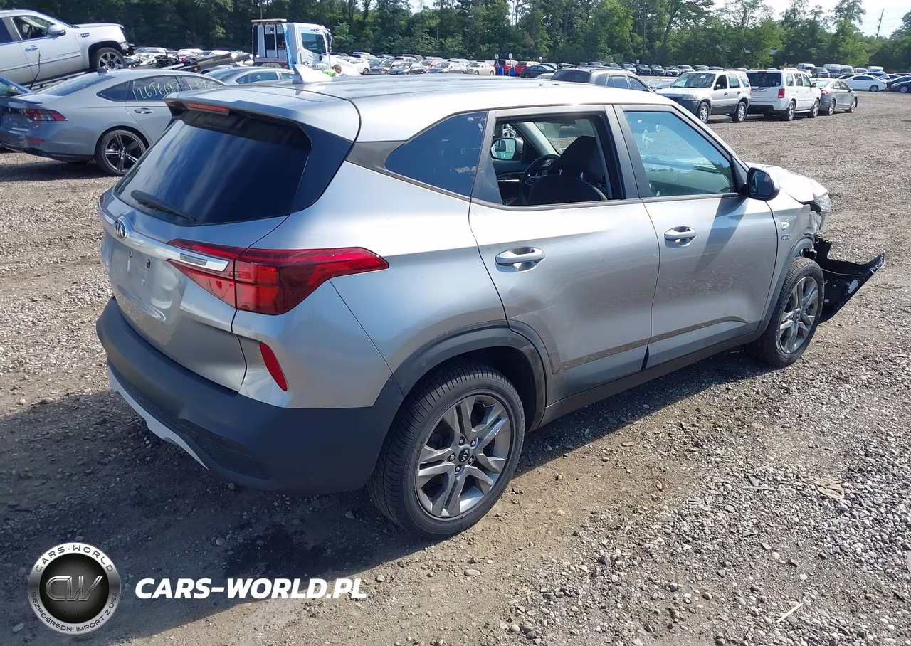 2021 Kia Seltos Lx VIN:KNDEPCAA0M7152660 - 4