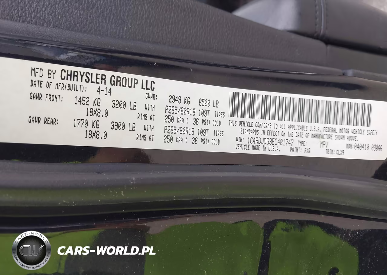 2014 Dodge Durango Limited VIN:1C4RDJDG3EC481747 - 9