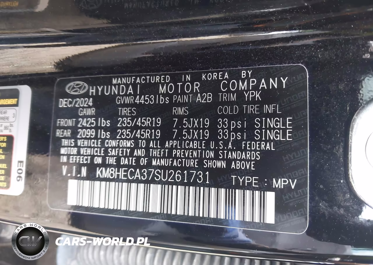 2025 Hyundai Kona Limited VIN:KM8HECA37SU261731 - 9
